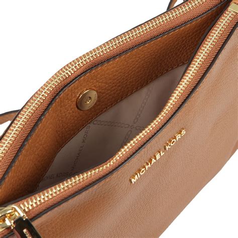 michael kors large double pouch crossbody bag - brown|Michael Kors kinginton crossbody bag.